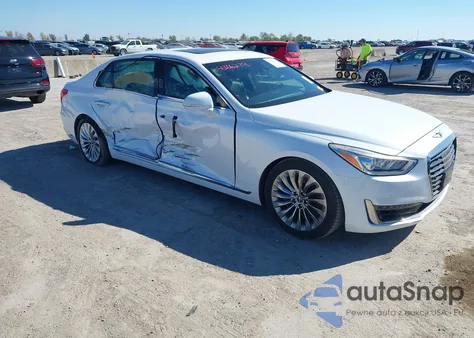 2018 Genesis G90 5.0 Ultimate из США, поврежденный, VIN KMHG54JH4JU039384